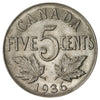 1936 Canada 5-cents UNC+ (MS62) $