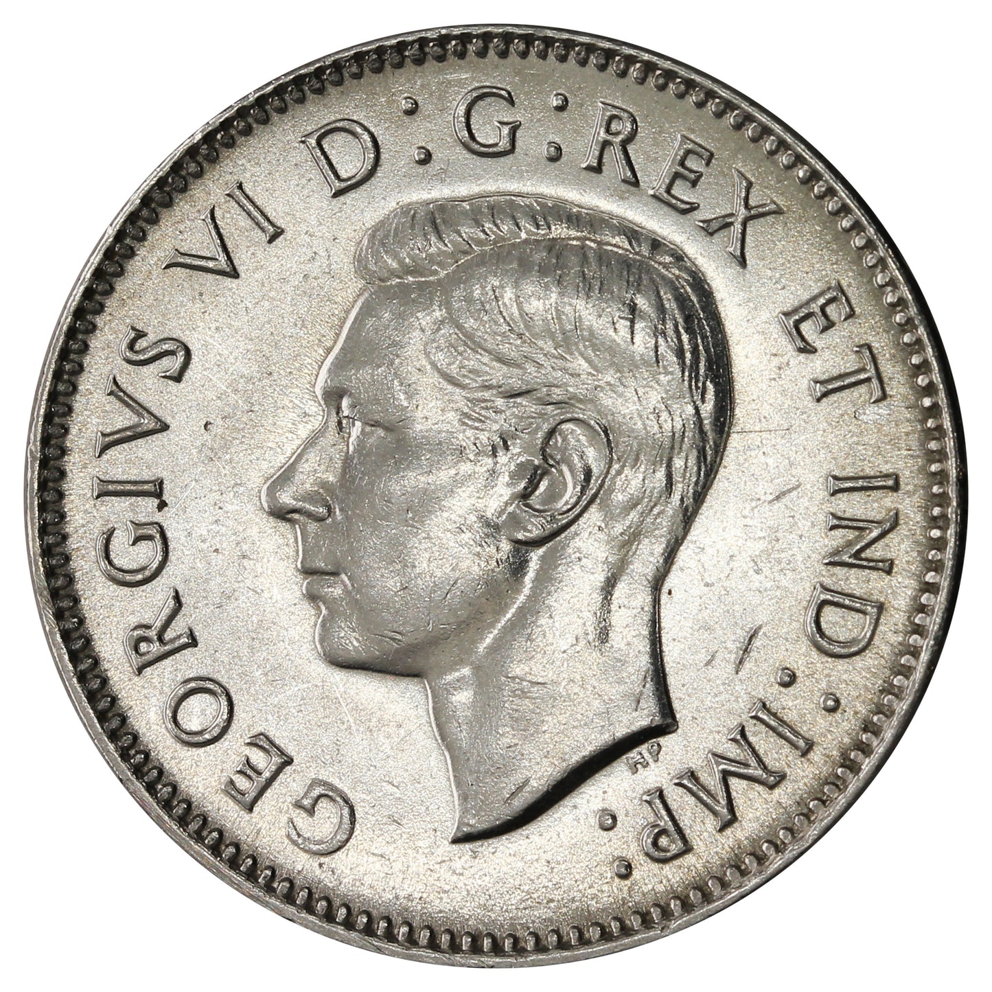 1938 Canada 5-cents AU-UNC (AU55)