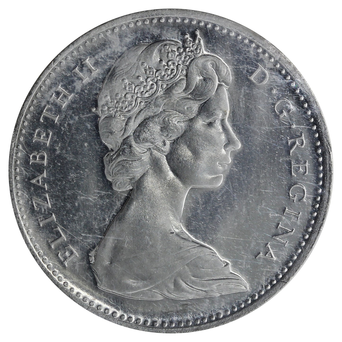 1967 Canada 5-cents ICCS Certified PL66 Heavy Cameo