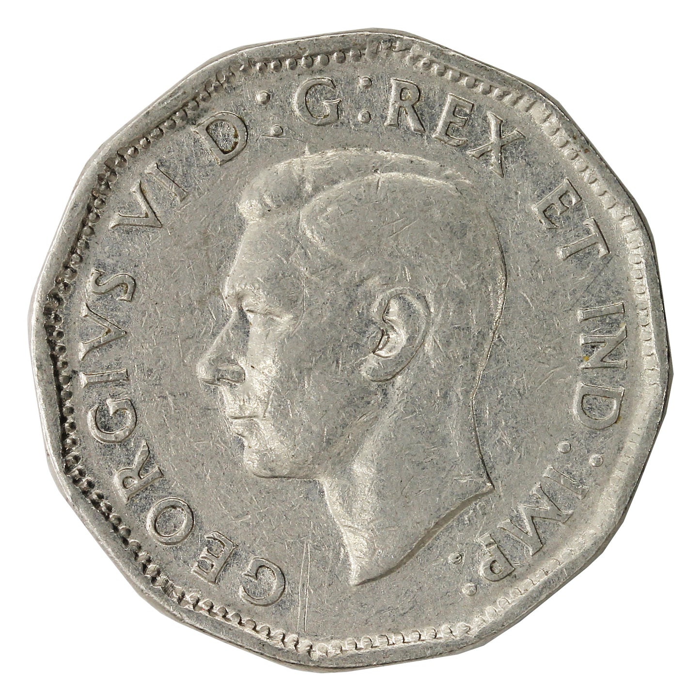 1946 Canada 5-cents F-VF (F15)