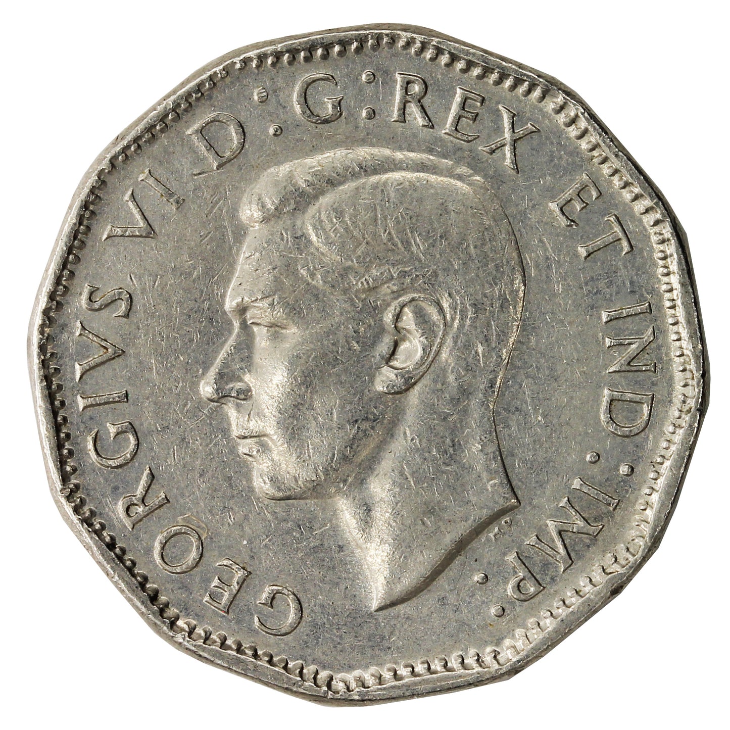 1947 Canada 5-cents VF-EF (VF30)