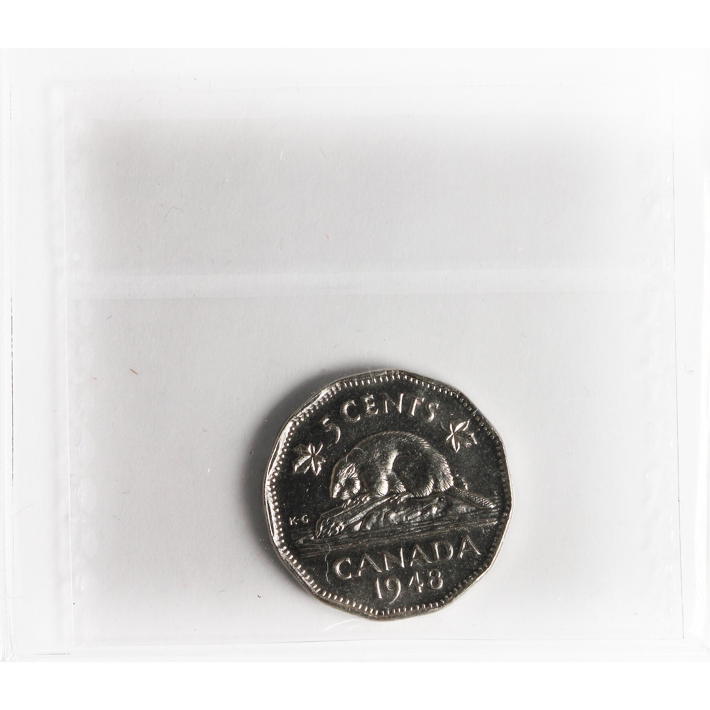1948 Canada 5-cents ICCS Certified MS64