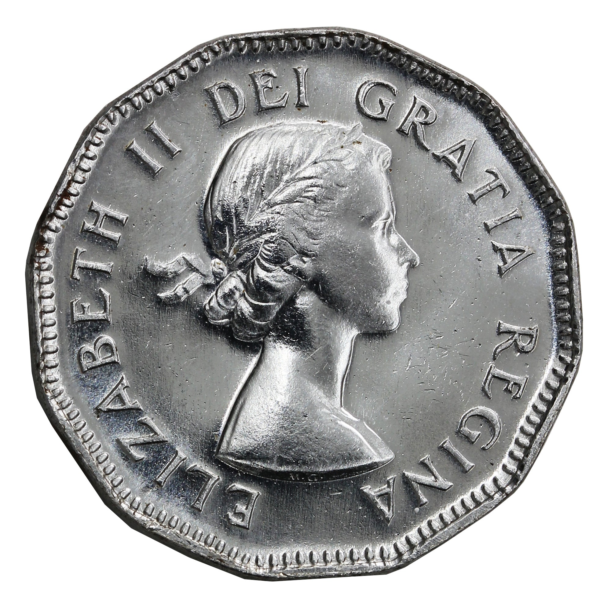 1953 NSS Canada 5-cents UNC+ (MS62) – Colonial Acres Coins