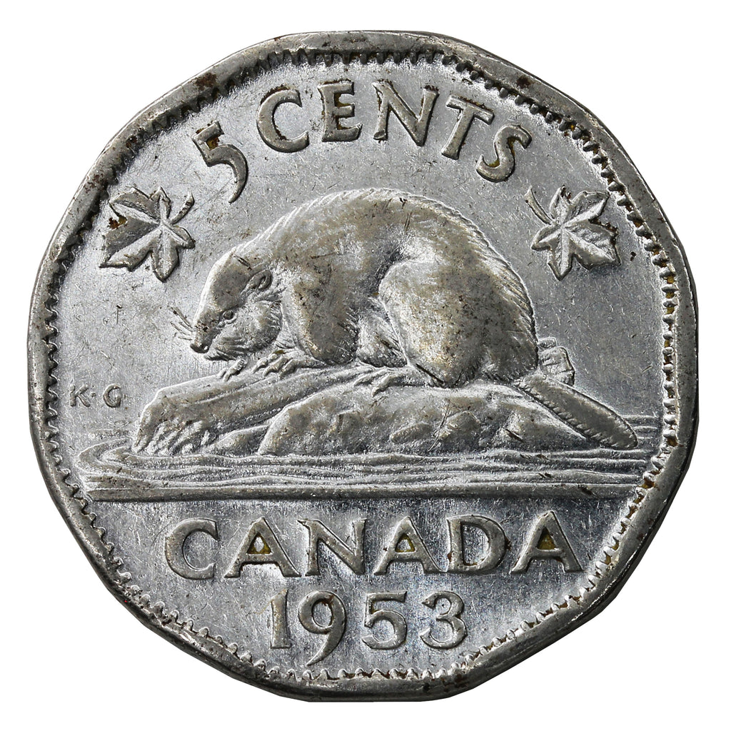 1953 SS Canada 5-cents Circulated