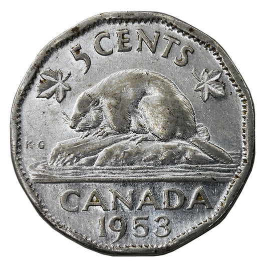 1953 SS Canada 5-cents Circulated