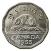 1955 Canada 5-cents Brilliant Uncirculated (MS63)