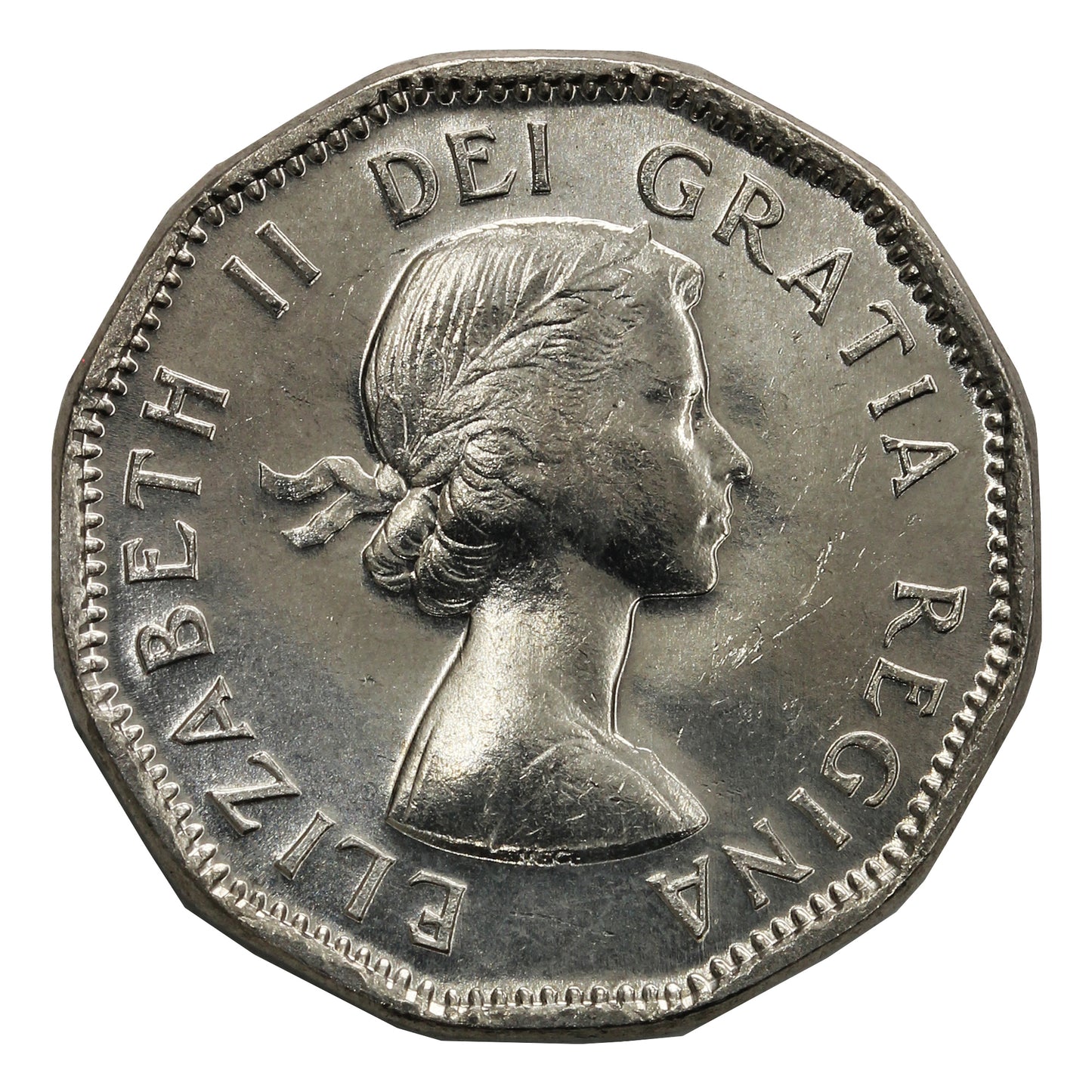 1955 Canada 5-cents Brilliant Uncirculated (MS63)