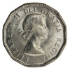 1957 Canada 5-cents UNC+ (MS62)