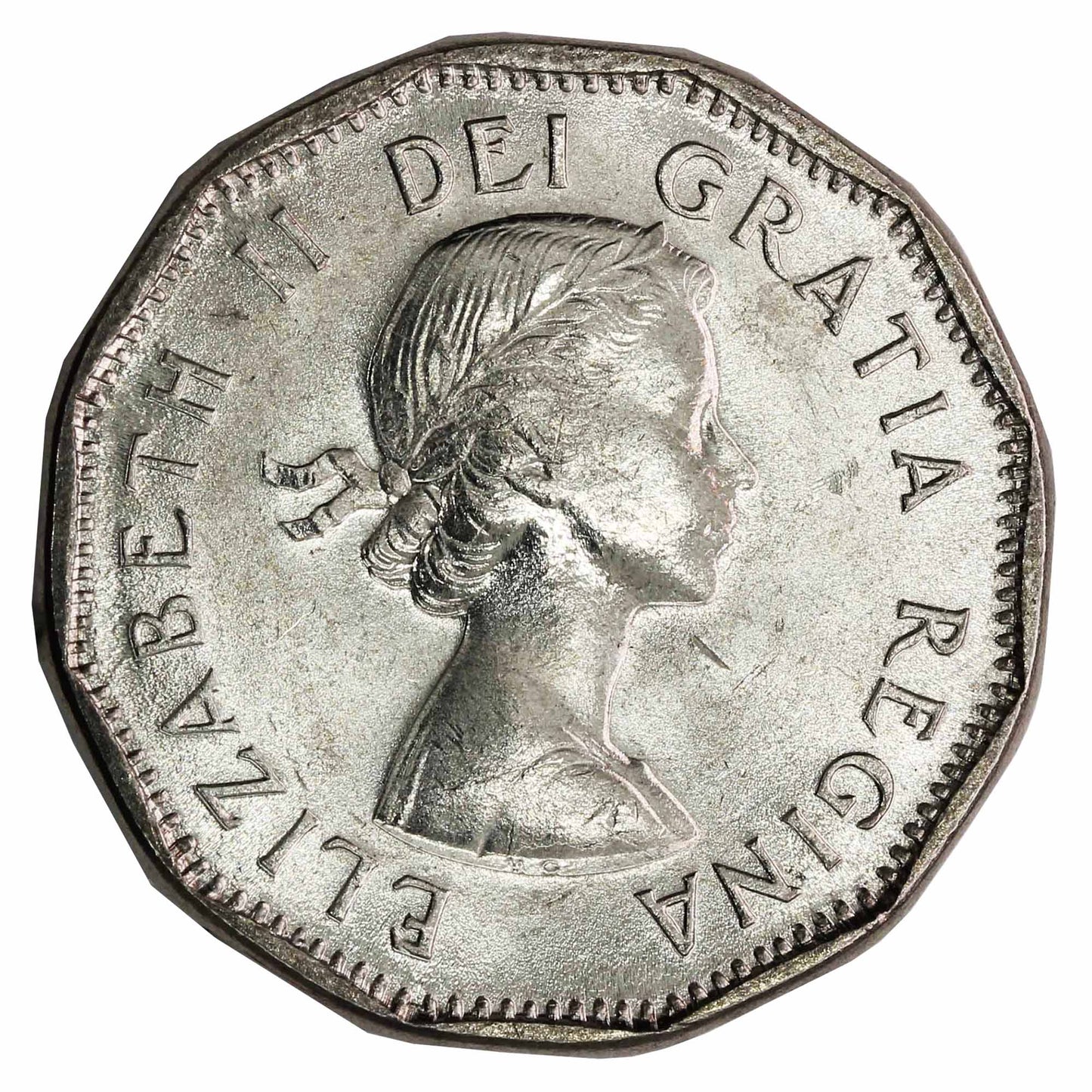 1961 Canada 5-cents Brilliant Uncirculated (MS-63)
