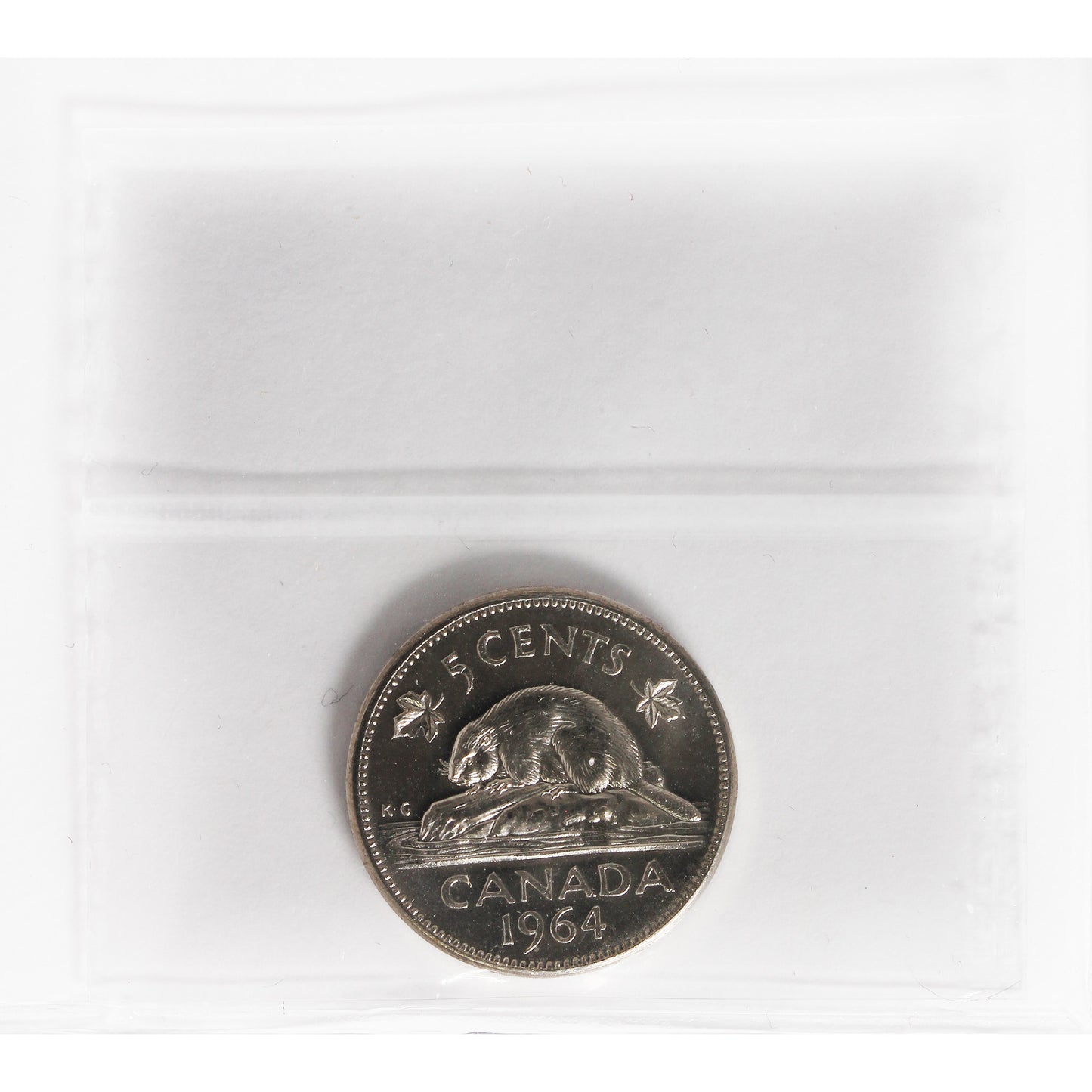 1964 Canada 5-cents ICCS Certified MS65