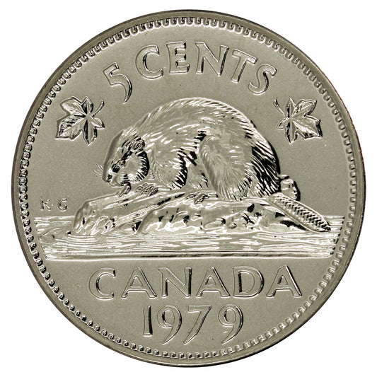 1979 Canada 5-cents Proof Like