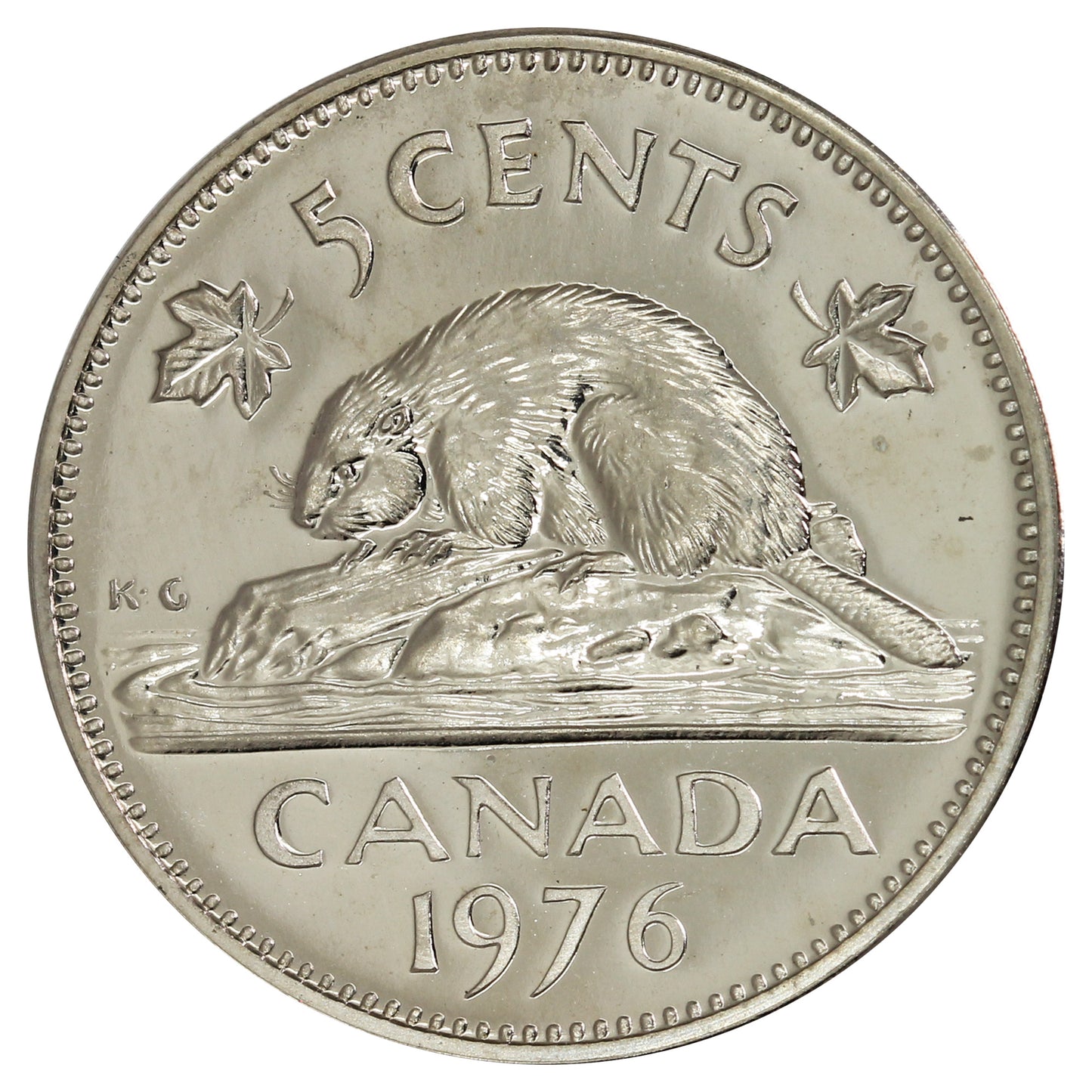 1976 Canada 5-cents Proof Like