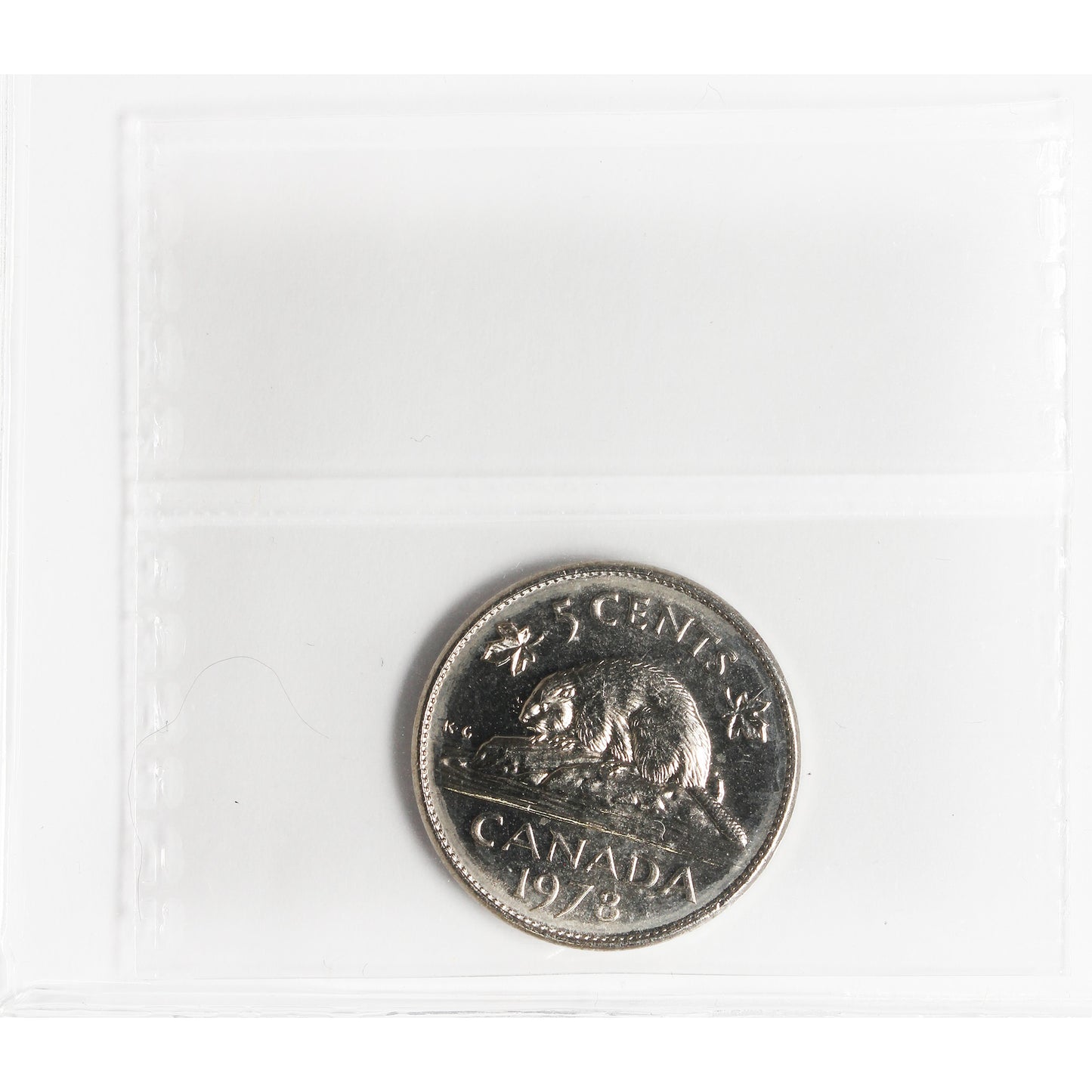 1978 Canada 5-cents ICCS Certified MS65
