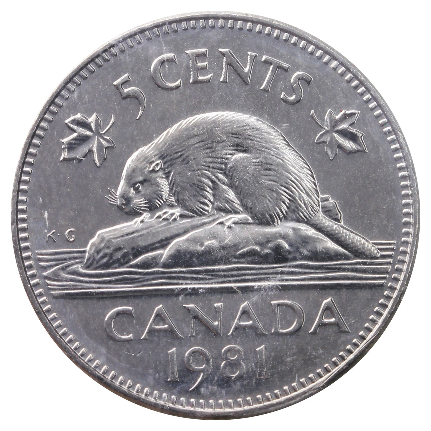 1981 Canada 5-cents ICCS Certified MS65