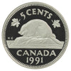 1991 Canada 5-cents Proof