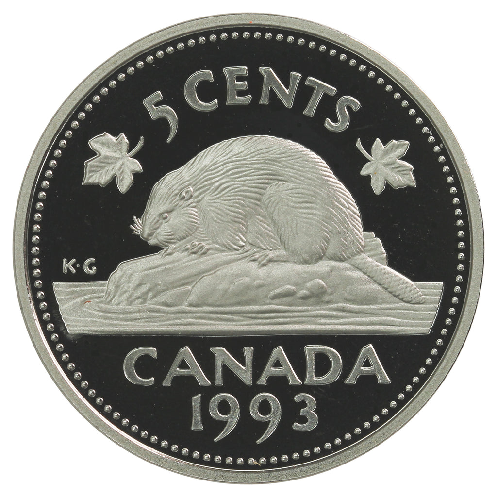 1993 Canada 5-cents Proof