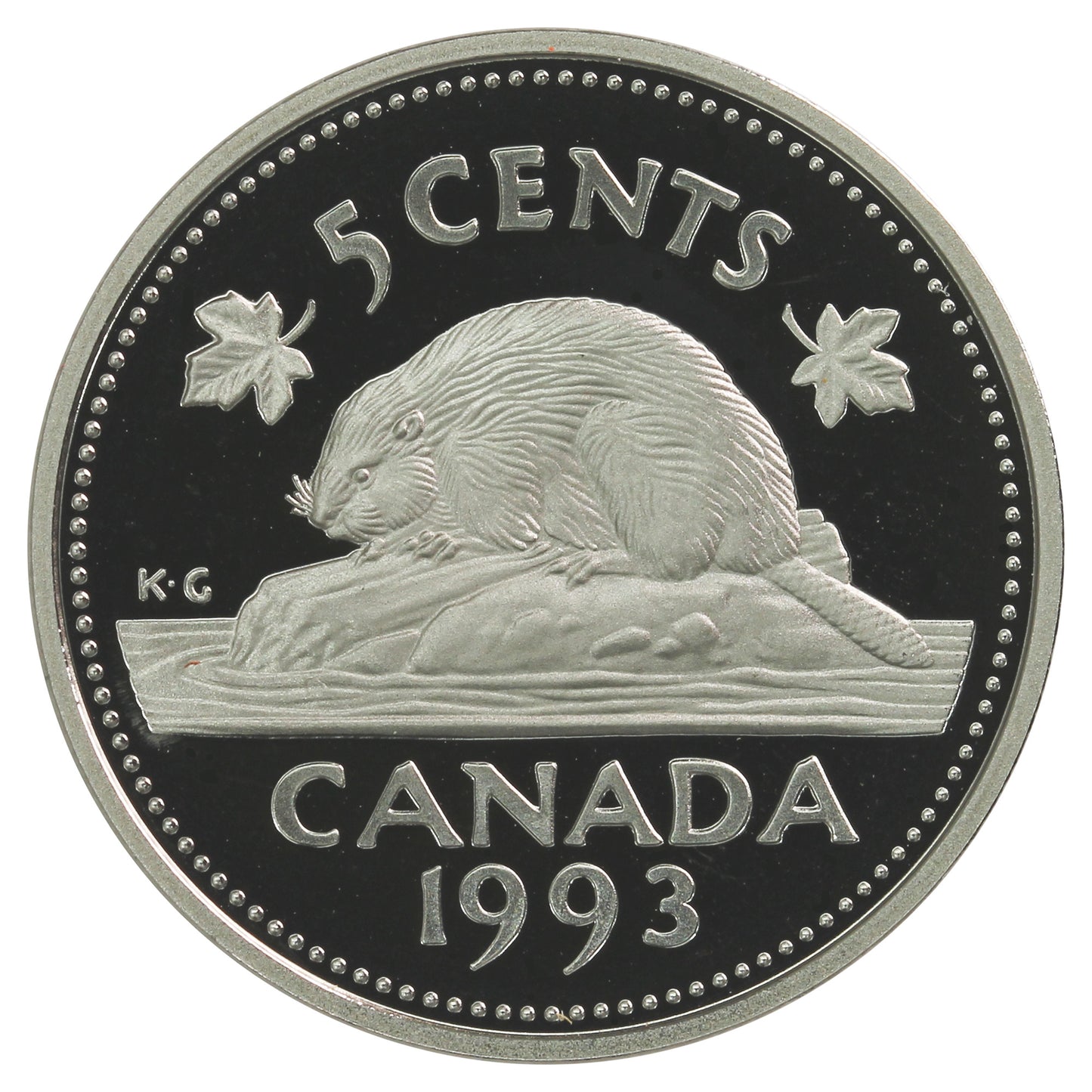 1993 Canada 5-cents Proof