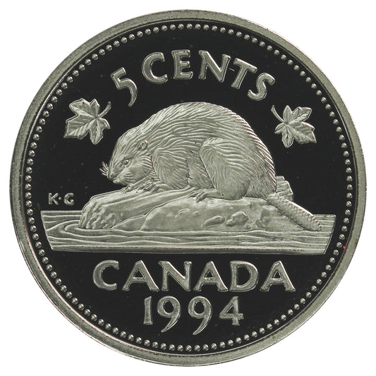1994 Canada 5-cents Proof