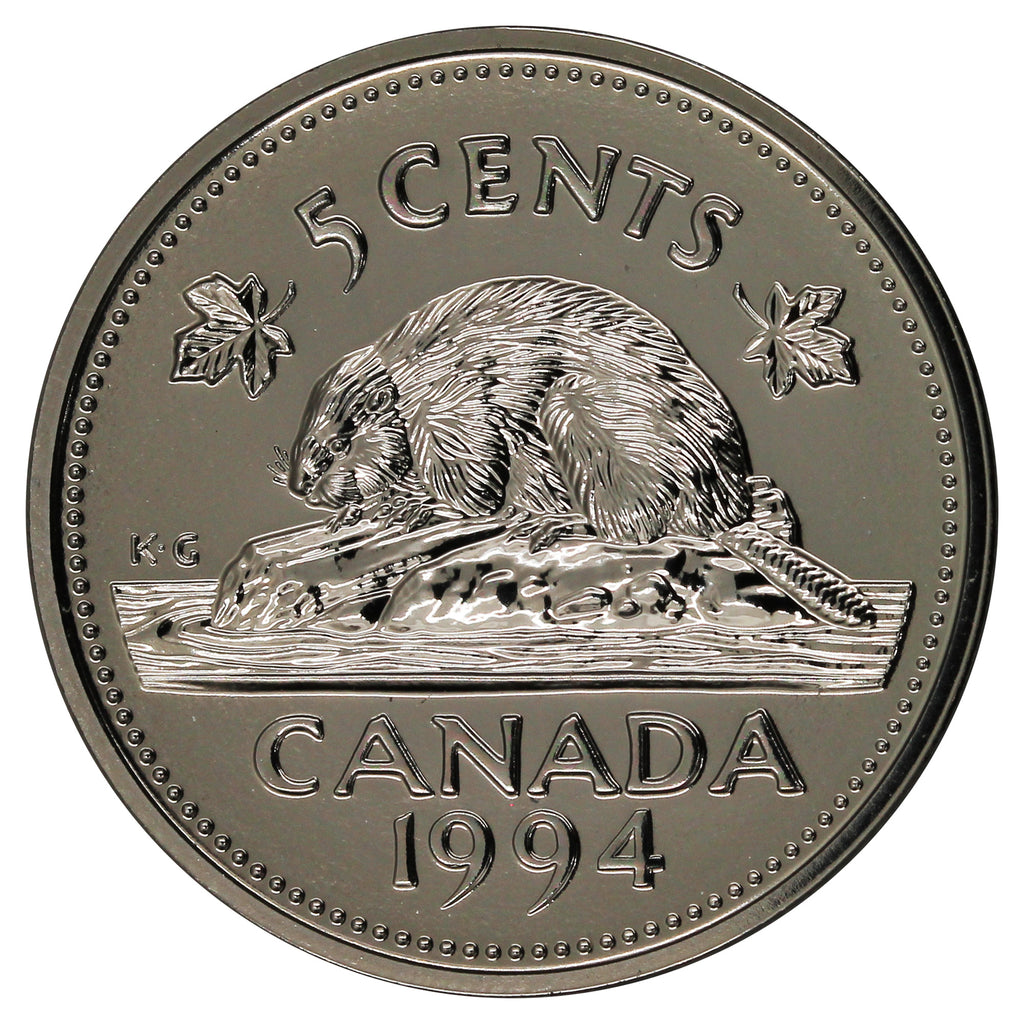 1994 Canada 5-cents Proof Like
