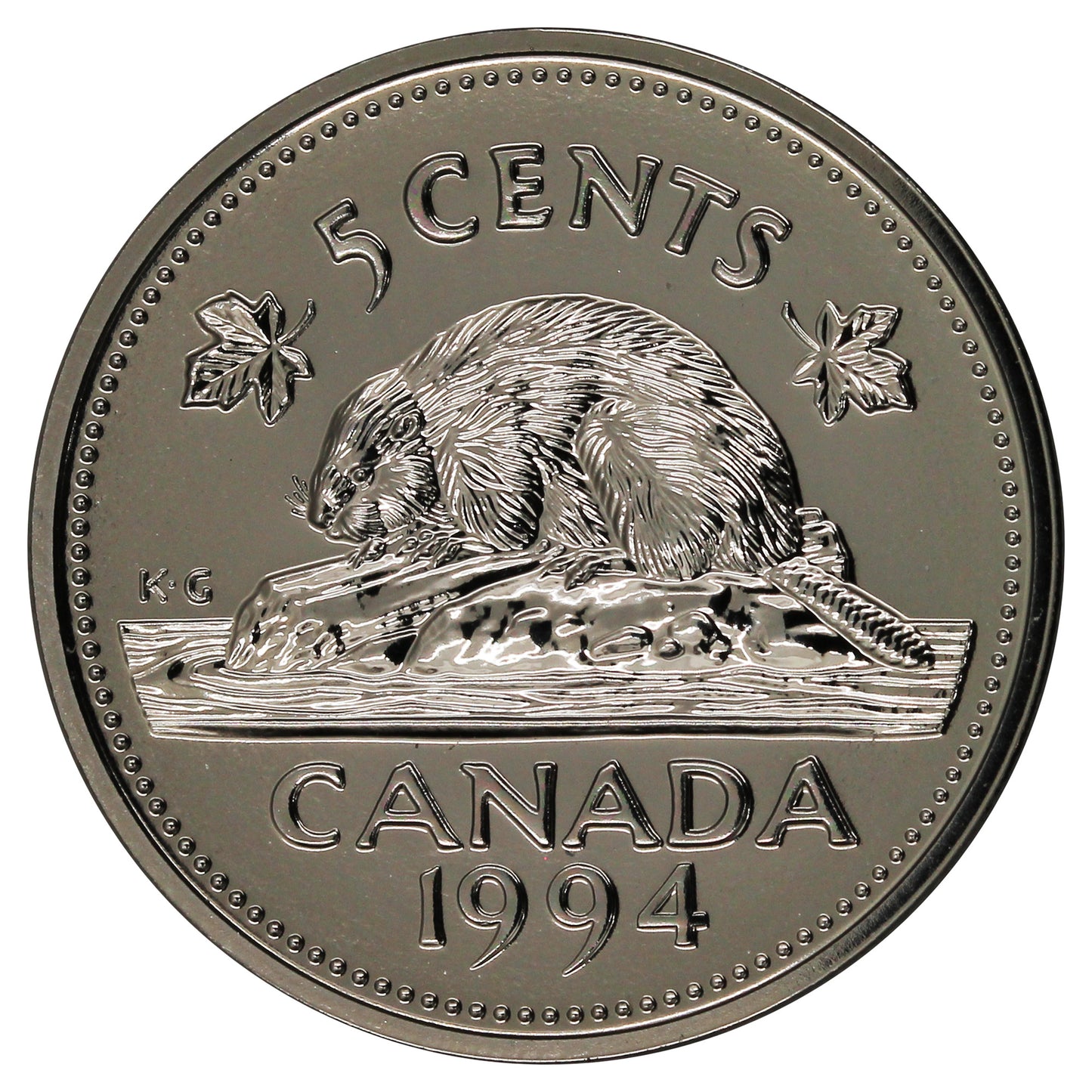 1994 Canada 5-cents Proof Like