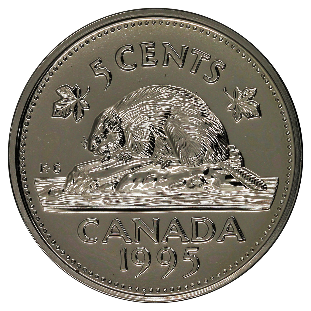 1995 Canada 5-cents Proof Like