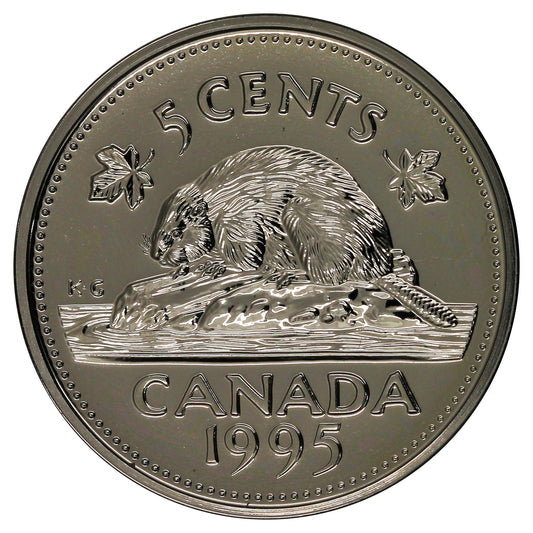 1995 Canada 5-cents Proof Like