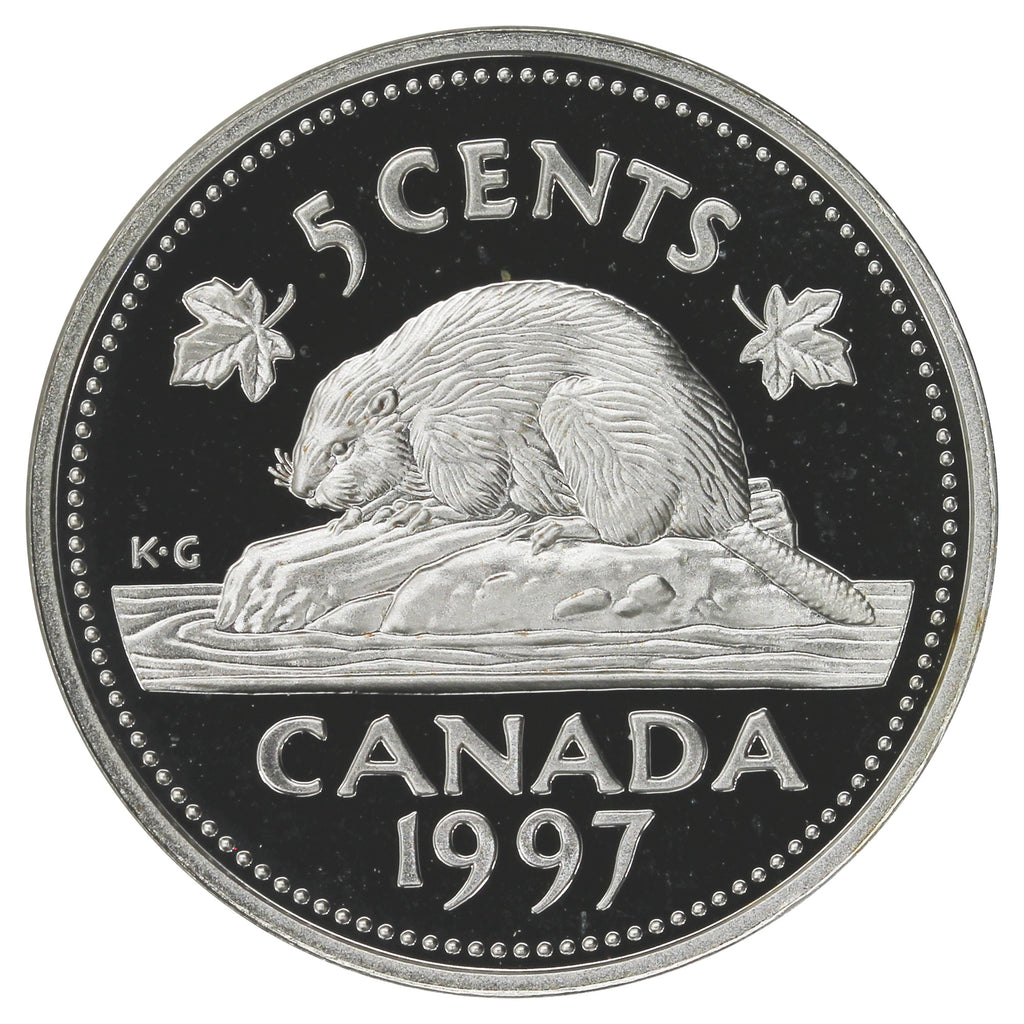 1997 Canada 5-cents Silver Proof