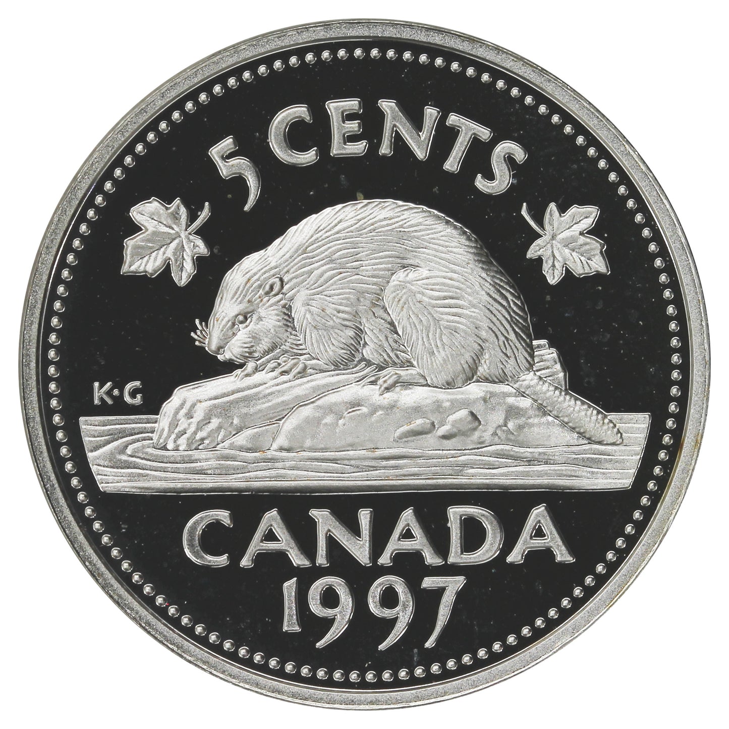 1997 Canada 5-cents Silver Proof