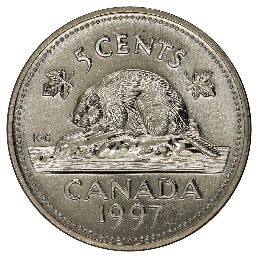 1997 Canada 5-cents Proof Like