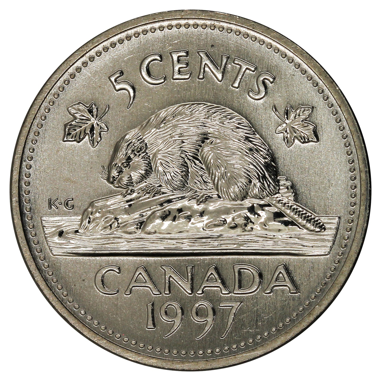 1997 Canada 5-cents Proof Like