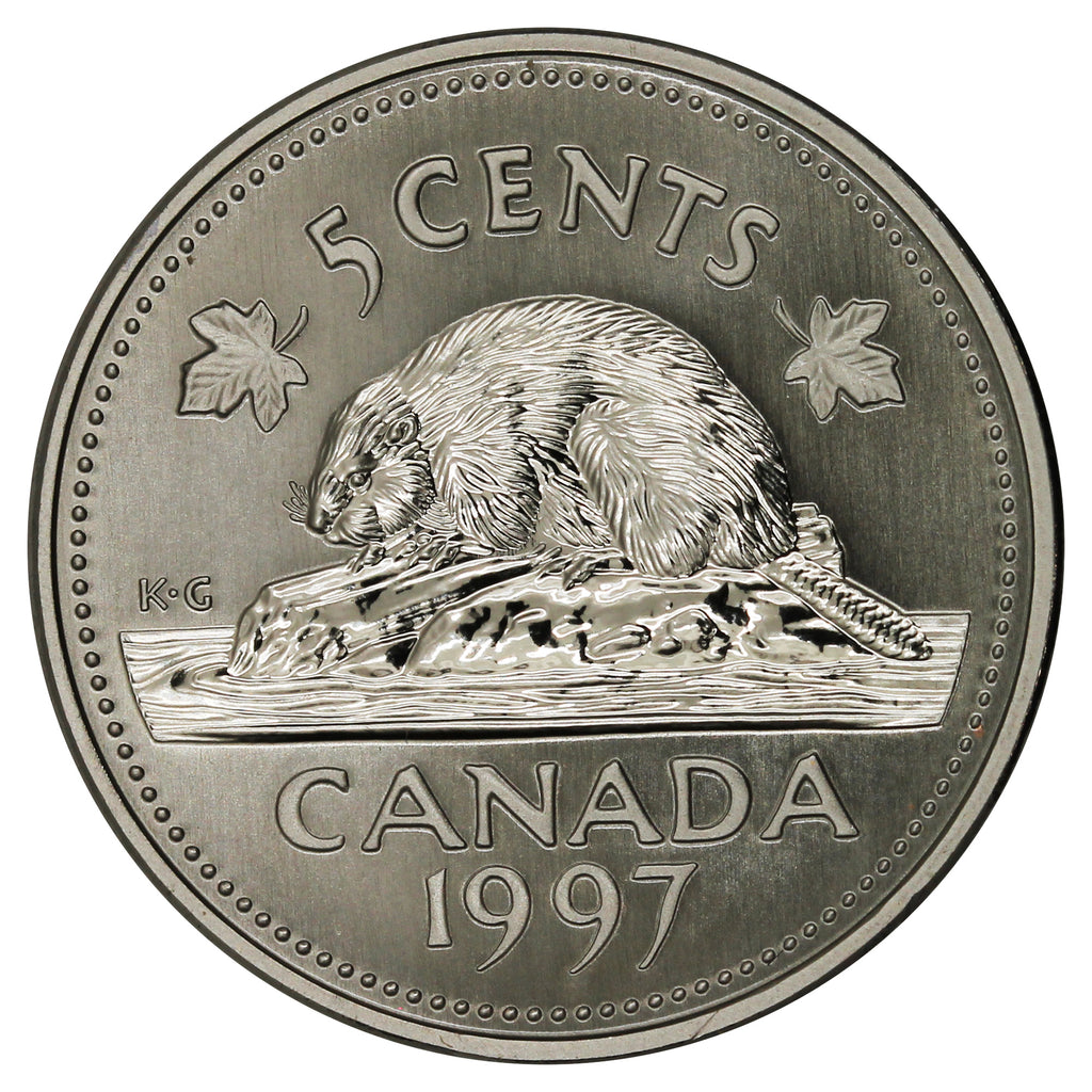 1997 Canada 5-cents Specimen