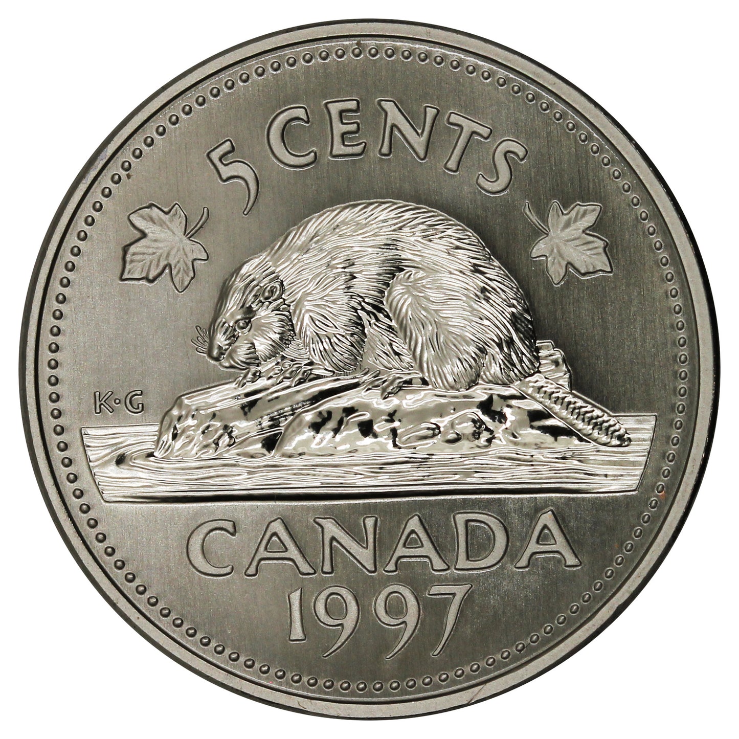 1997 Canada 5-cents Specimen