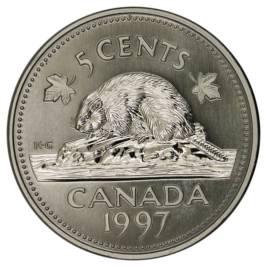 1997 Canada 5-cents Specimen