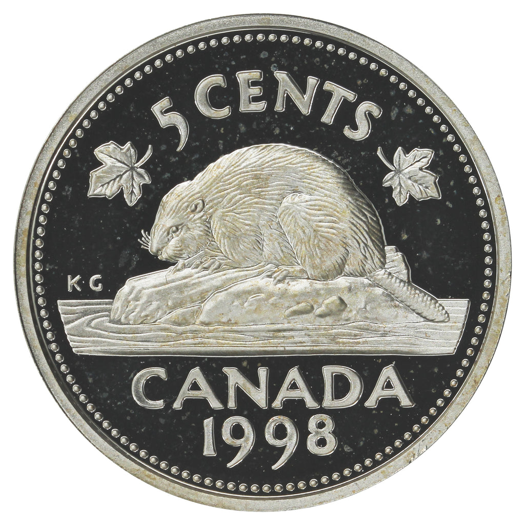 1998 Canada 5-cents Silver Proof