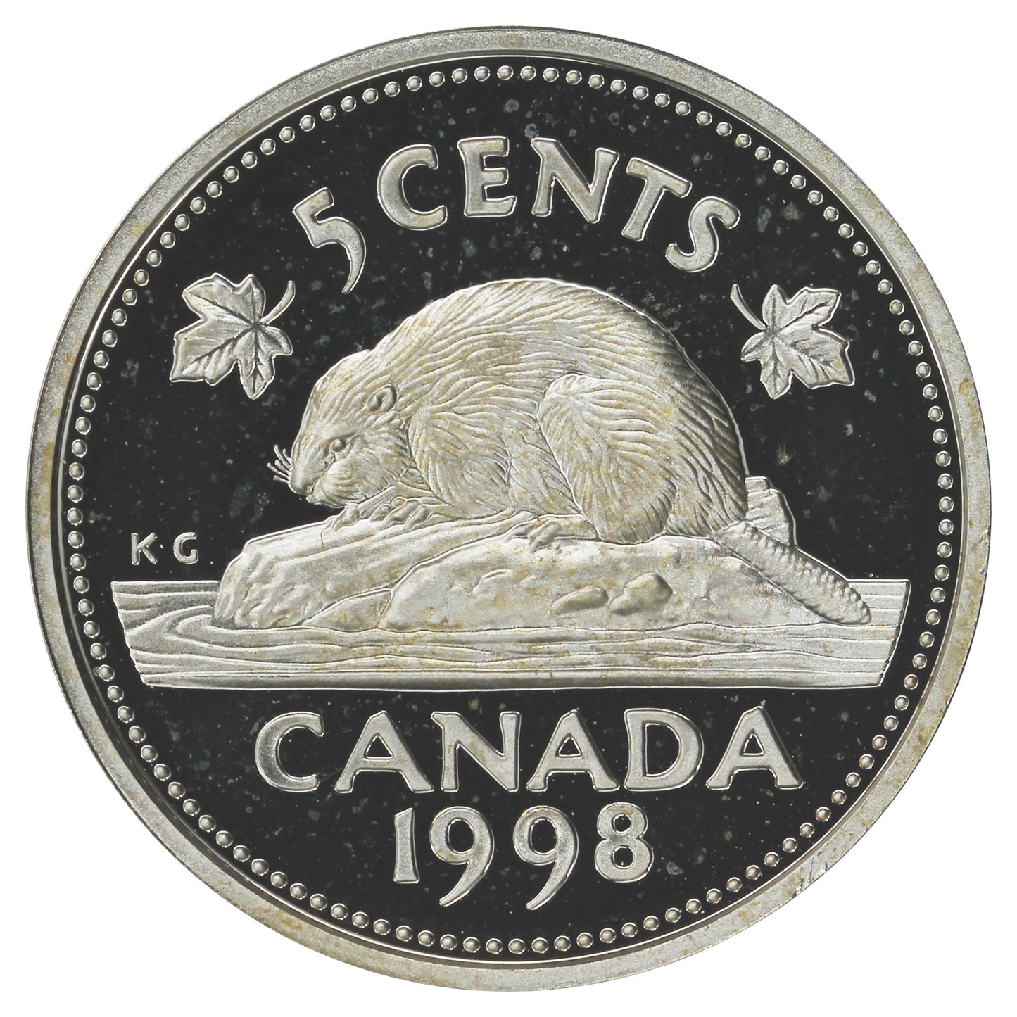1998 Canada 5-cents Silver Proof