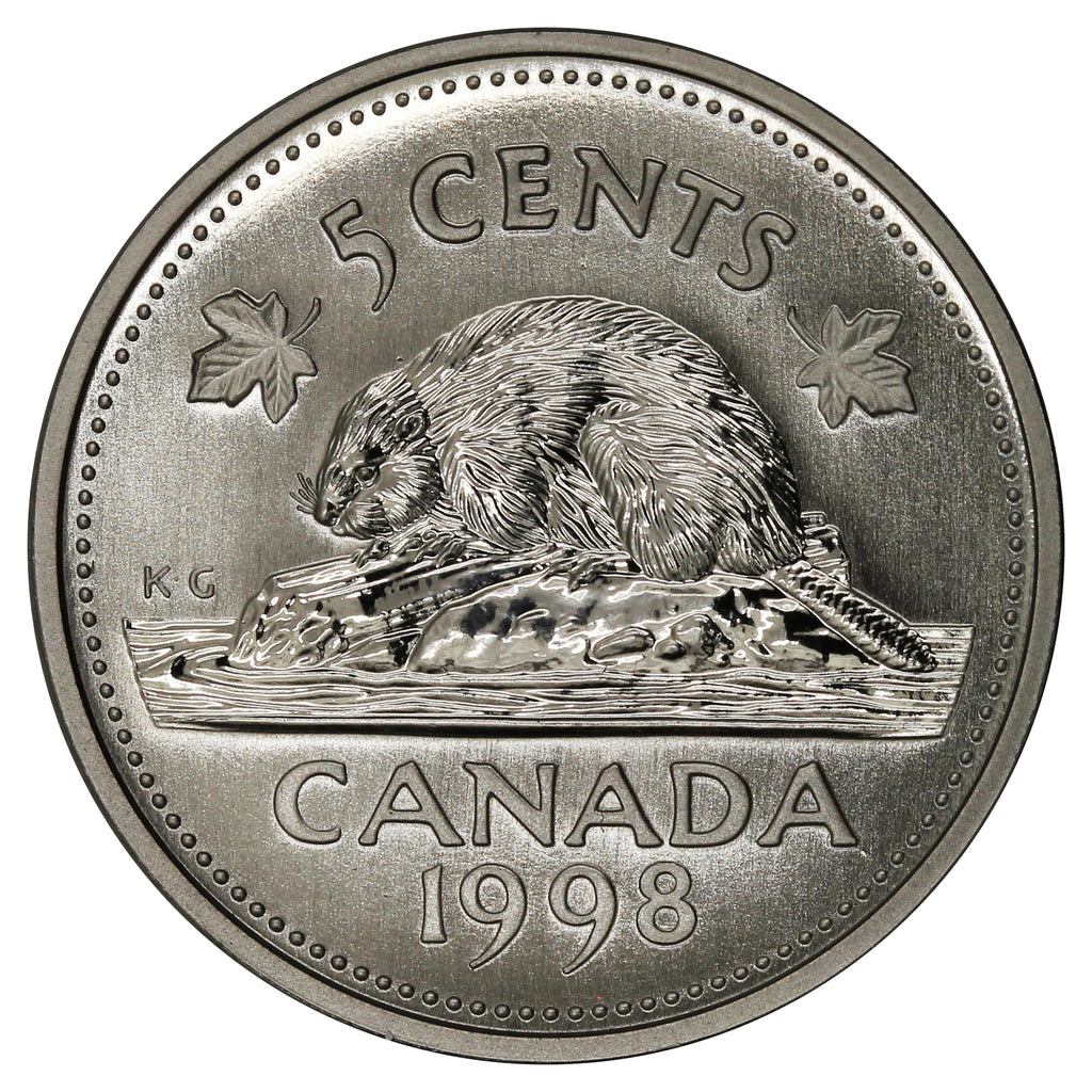 1998 Canada 5-cents Specimen