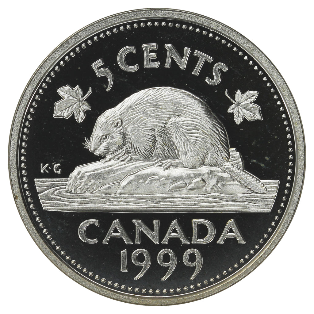 1999 Canada 5-cents Silver Proof