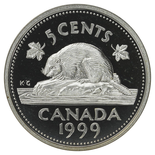 1999 Canada 5-cents Silver Proof