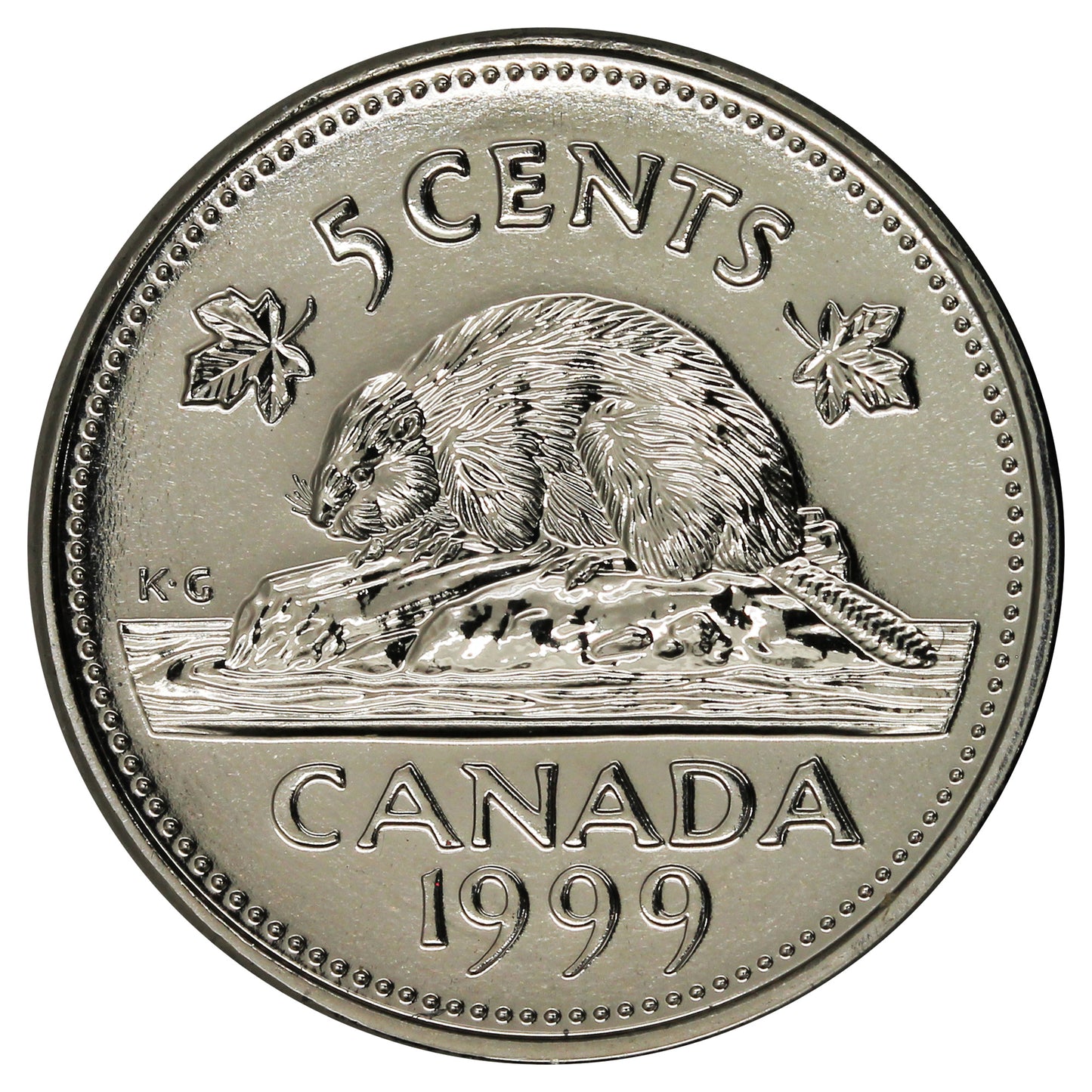 1999 Canada 5-cents Proof Like