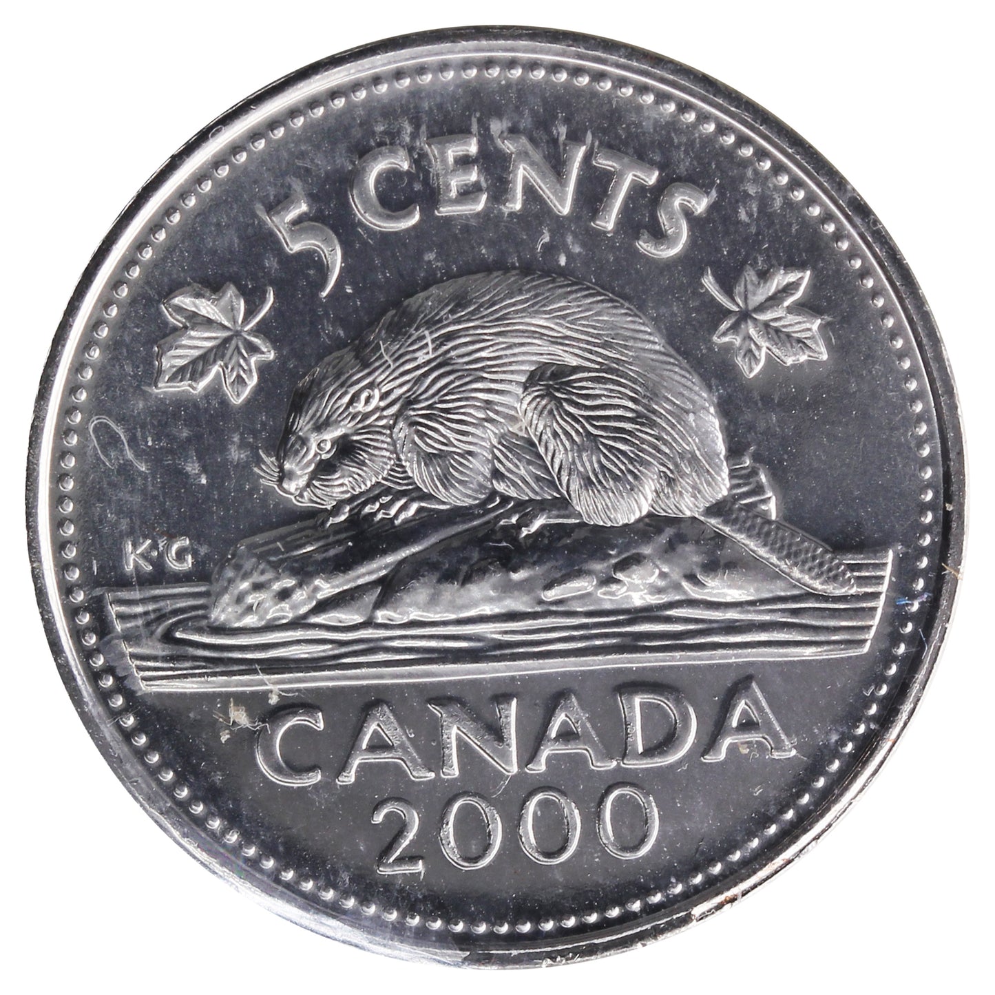 2000P Canada 5-cents ICCS Certified MS-65