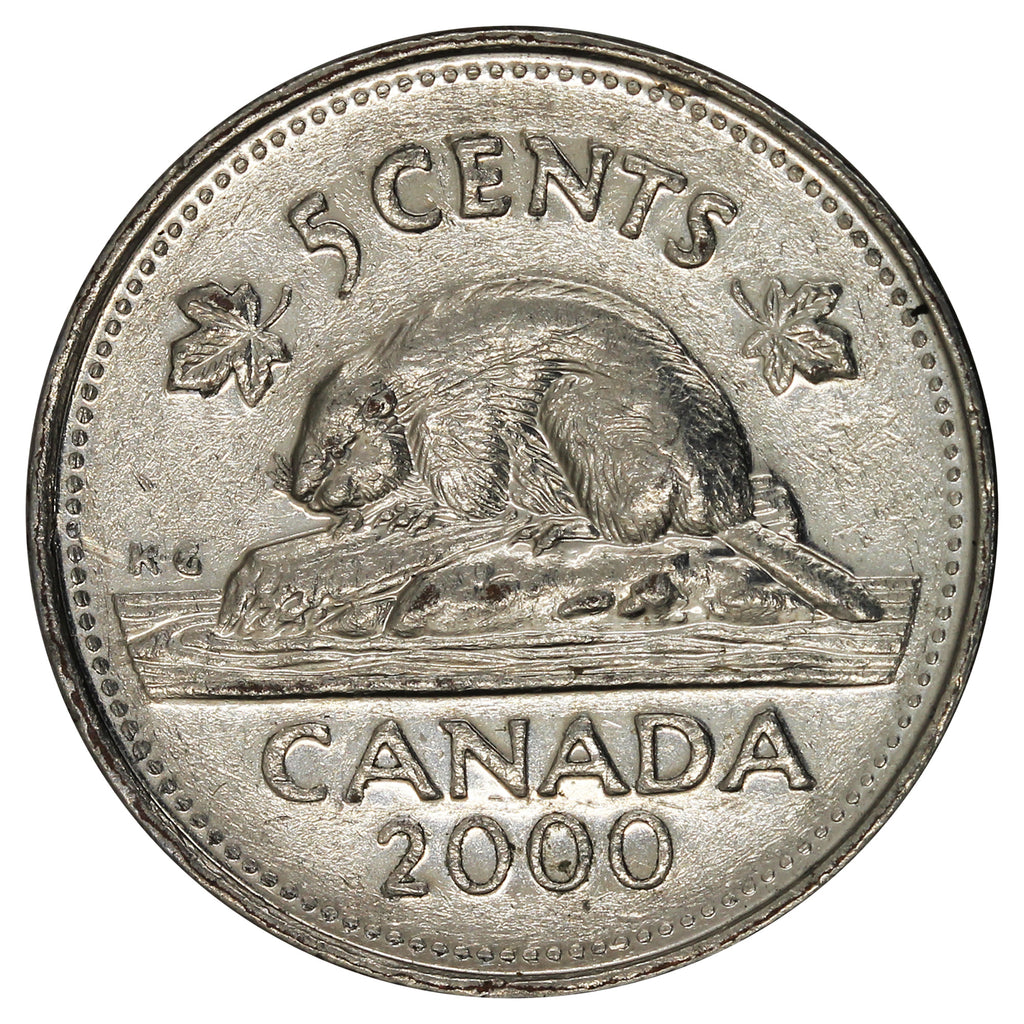 2000P Canada 5-cents Circulated