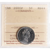 2000P Canada 5-cents ICCS Certified MS64