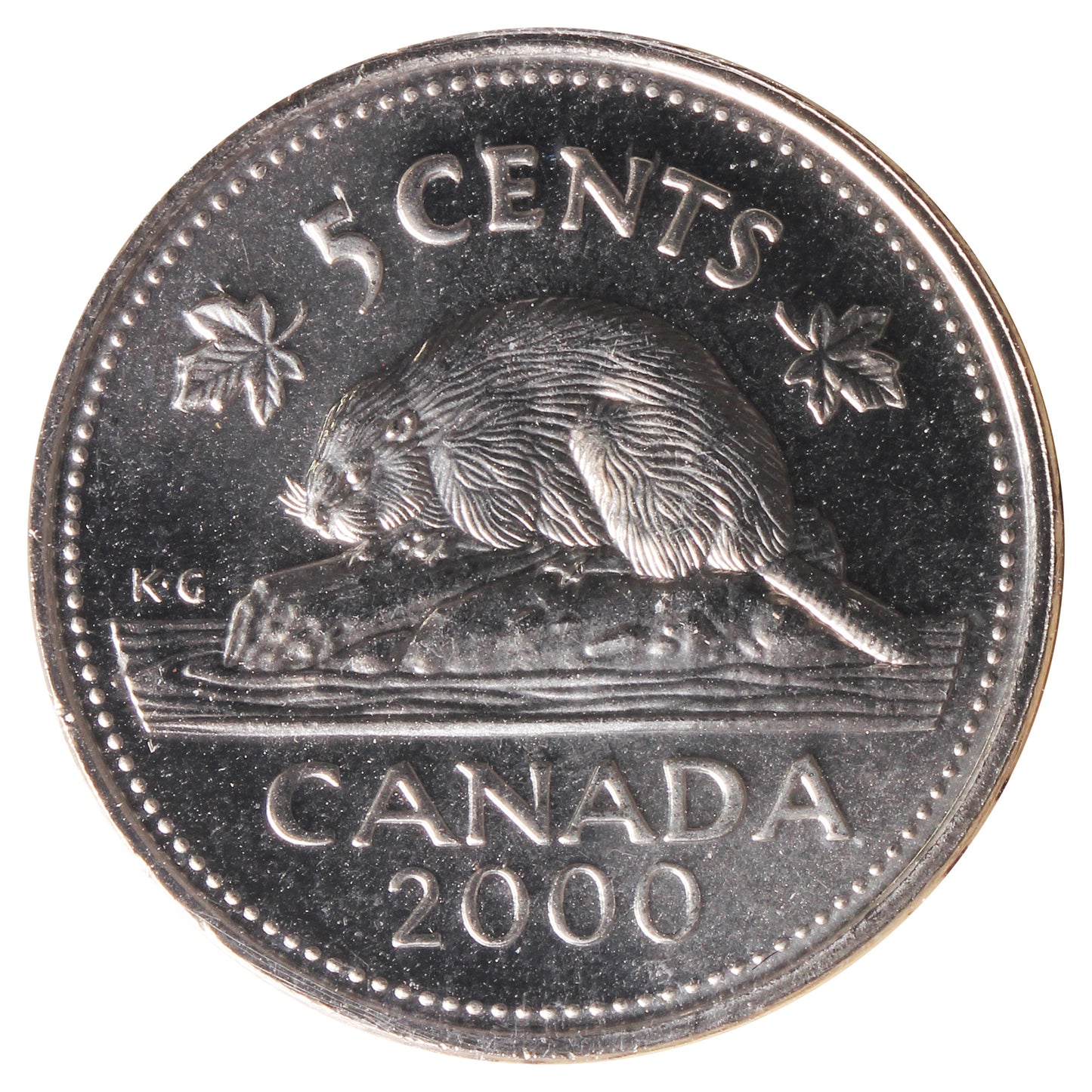 2000P Canada 5-cents ICCS Certified MS64
