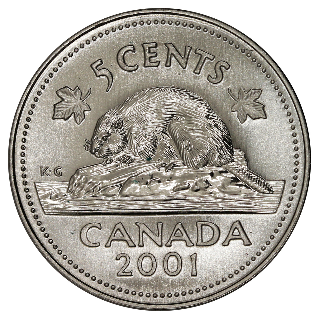 2001P Canada 5-cents Specimen