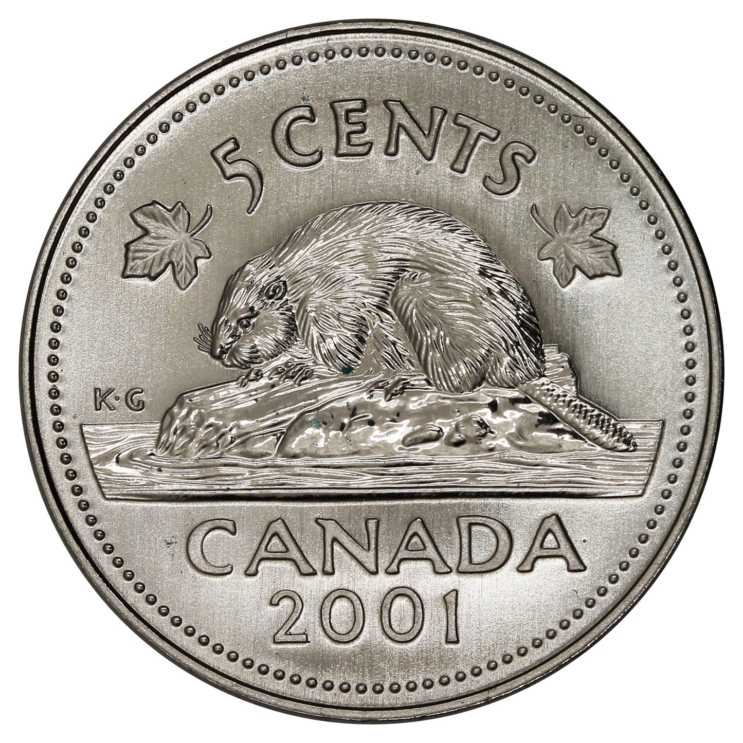 2001P Canada 5-cents Specimen