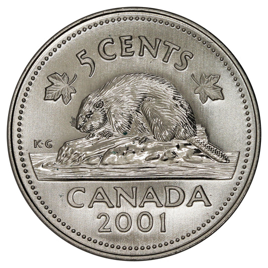 2001P Canada 5-cents Specimen