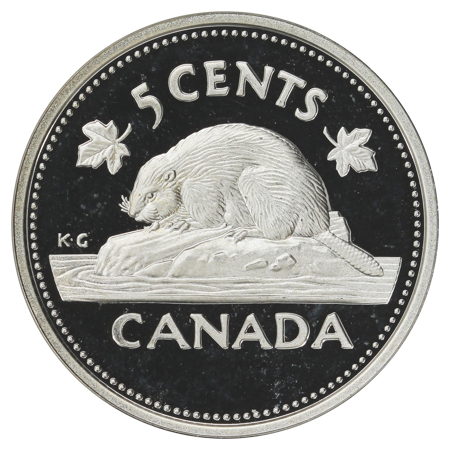 2002 Canada 5-cents Silver Proof