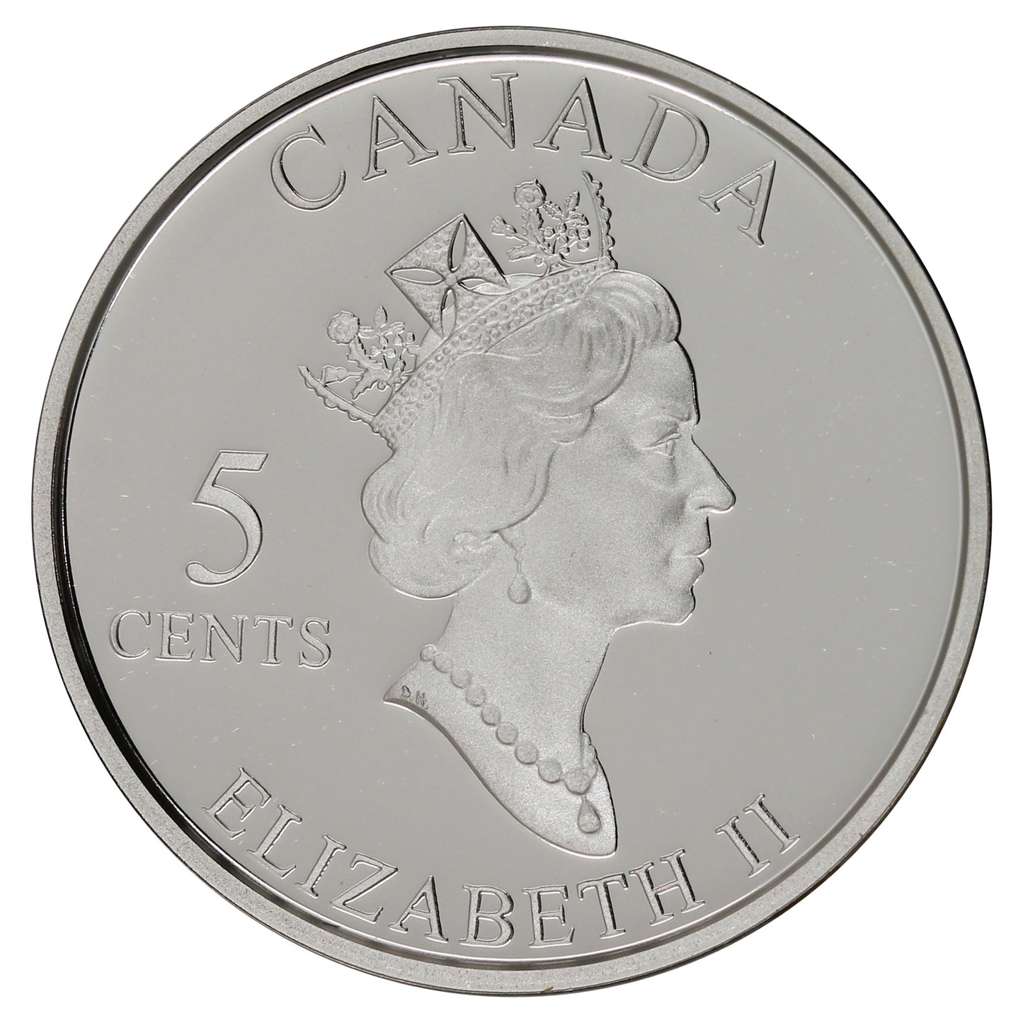 2002 Vimy Ridge Canada 5-cents Silver Proof_