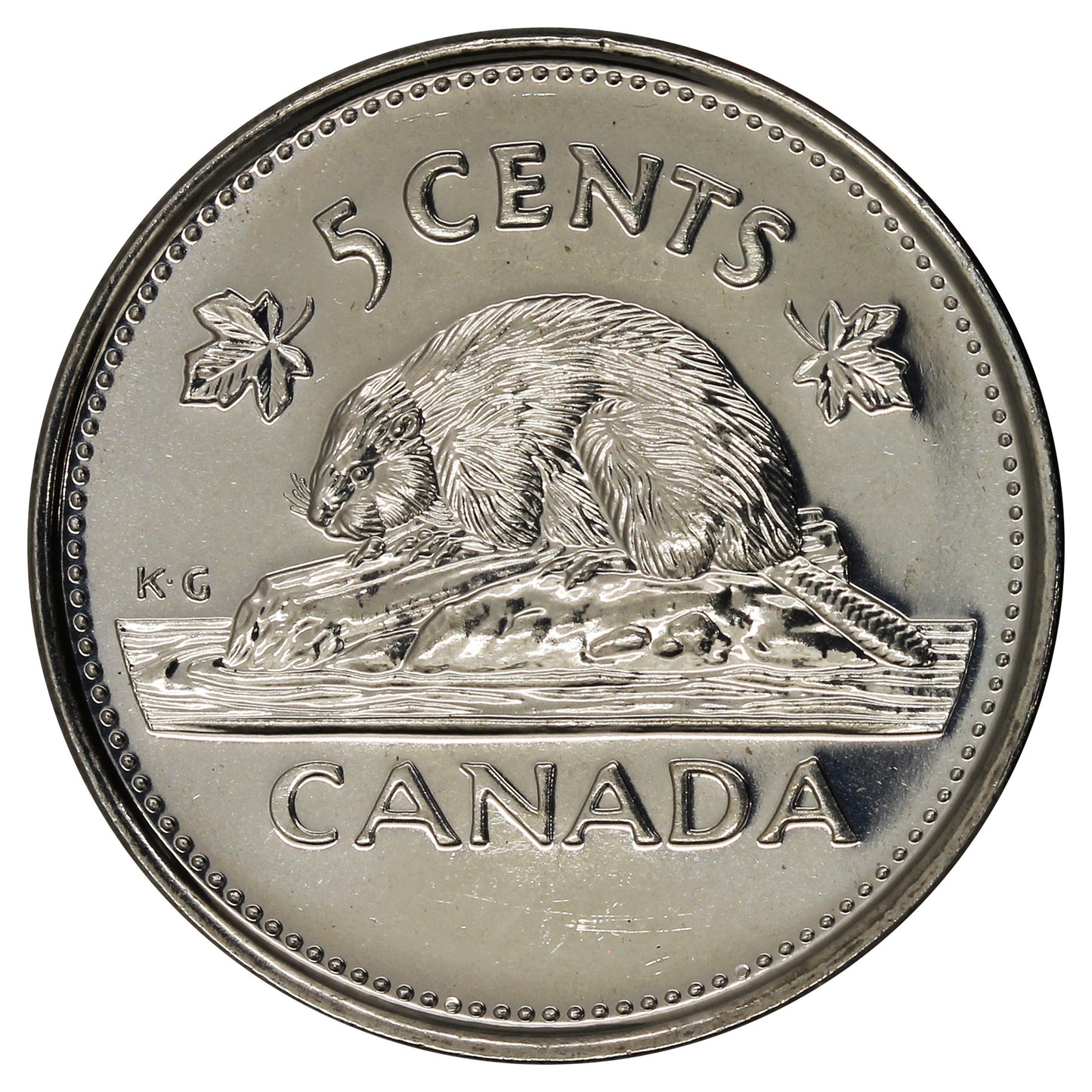 2002P Canada 5-cents Brilliant Uncirculated (MS63)