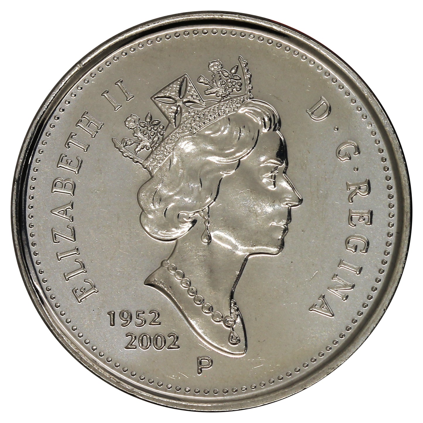 2002P Canada 5-cents Brilliant Uncirculated (MS63)